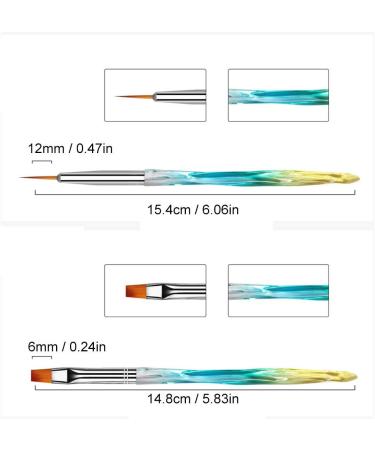 Convenient Nail Art Dotting Pen Selected Material Nail Art Pen Nail Maintenance for Nail Salon Professional Manicurist Nail Lovers - Buy Online on GoSupps.com