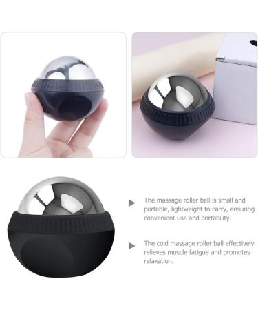 Buy Beaupretty 304 Stainless Steel Ice Massage Roller Ball | Muscle Cold Compress & Pain Relief | Removable Cold Wave Ball - Buy Online on GoSupps.com
