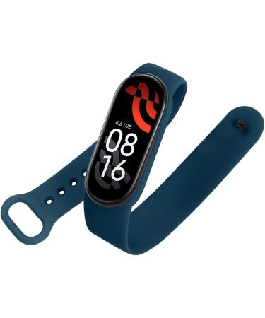 Buy Ainiv Adjustable Fitness Bracelets for Xiaomi Mi Band 3/4/5/6/7/8 - Waterproof Silicone/Nylon/Stainless Steel - 3-Pack in Black/Gray/Blue - Buy Online on GoSupps.com