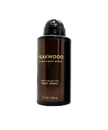 Bath & Body Works Teakwood Men's Deodorizing Body Spray 3.7 Oz.