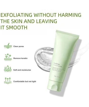 Gel Exfoliant Purifiant Gommage Visage et Corps Nettoyant et Hydratant en Profondeur Exfoliant Doux pour une Peau Lisse et Radieuse Homme et Femme - Buy Online on GoSupps.com