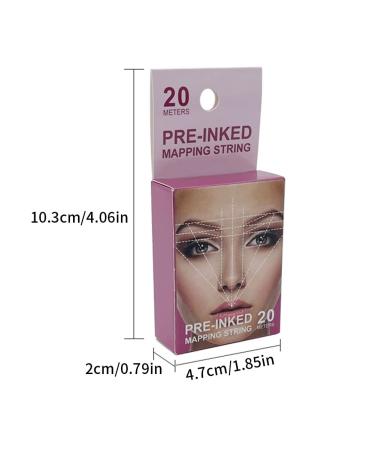 Best Eyebrow Mapping String | Pre-Colored Microblading Line Thread for Designers - Black - Buy Online on GoSupps.com