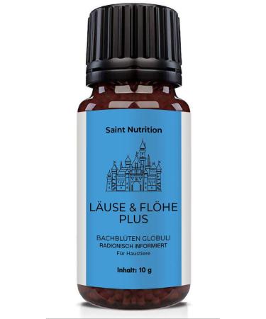 Saint Nutrition lice and fleas plus globules as help with the Laus & Floh infestation for cats and dogs the natural alternative - vegetable means & home remedies with Bach flowers |10g - Buy Online on GoSupps.com