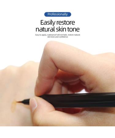 White Spots Concealer Pen Birthmarks Cover Pen Waterproof Long Lasting Vitiligo Scars Birthmarks Cover Pencil Natural Camouflage Makeup Pen - Buy Online on GoSupps.com