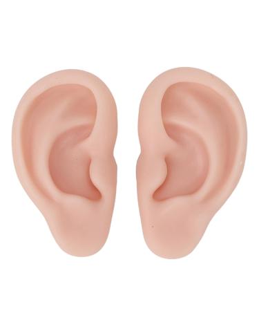 Silicone Ear Model - Medium Skin Color for Earrings Display and Piercing Practice - Buy Online on GoSupps.com