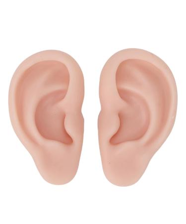 Soft Silicone Ear Model for Earrings Display Flexible Artificial Ear for Piercing Practice | 1 Pair (Medium Skin Color) - Buy Online on GoSupps.com