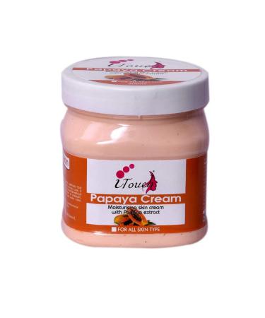 PRZX Papaya Moisturizing Cream 500ml | Hydrating Body & Face Cream | Paraben-Free Smooth & Soft Skin | Suitable for All Skin Types