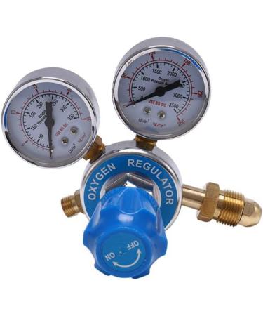 xorea Oxygen Gas Bottle Regulators O2 Reducing Pressure Inhaler Double Gauge Regulator Oxygen Tank Regulator - Buy Online on GoSupps.com