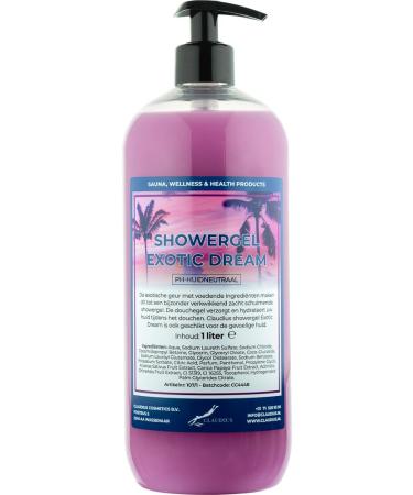 Claudius Shower Gel Exotic Dream 1 liter with free pump