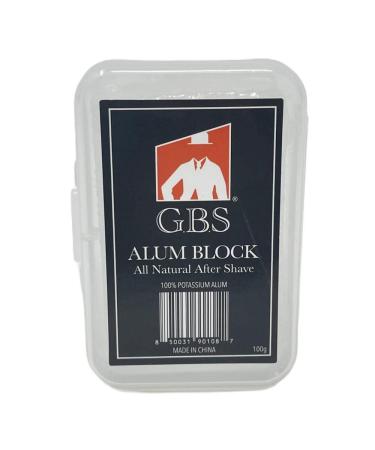 G.B.S Alum Block All Natural Deodorant- After Shave An Essential For Every Wet Shaver Remedy For Nicks cuts caused By shaving Pack of 1 (Alum Block All Natural Deodorant With Case) Alum With Case - Buy Online on GoSupps.com