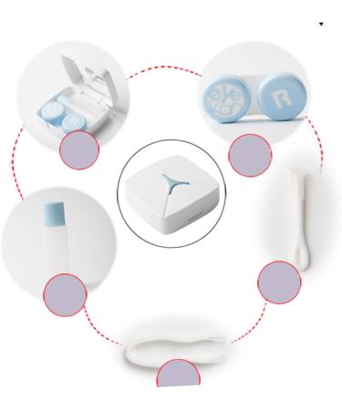 JECOMPRIS Eye Contact Lens Organizer - Travel Case for Colored Contacts & Easy Removal Tool | Shop Now! - Buy Online on GoSupps.com