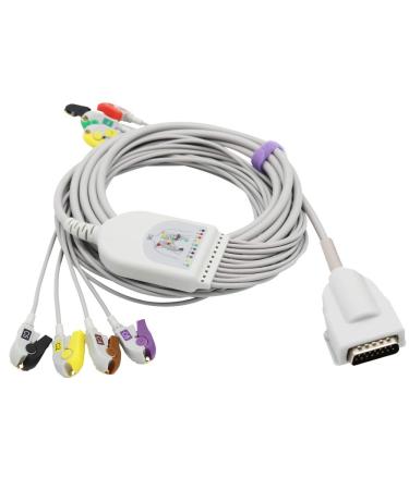 Sino-K Compatible Burdick ECG Cable 10 Leads IEC Pinch/Grabber European Standard Plug CE/FDA Certified
