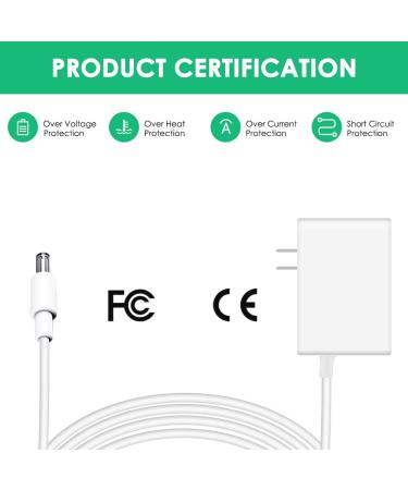Mrgru 5V Replament Charger Power Cord for Baby Swing Compatible with Nova Baby Swing for Infants Motorized Portable Swing Power Adapter - Buy Online on GoSupps.com