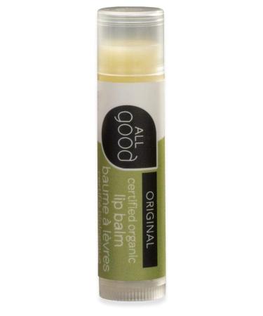 All Good USDA Organic Lip Balm for Soft Smooth Lips - Calendula  Lavender  Olive Oil  Beeswax  Vitamin E (Original)