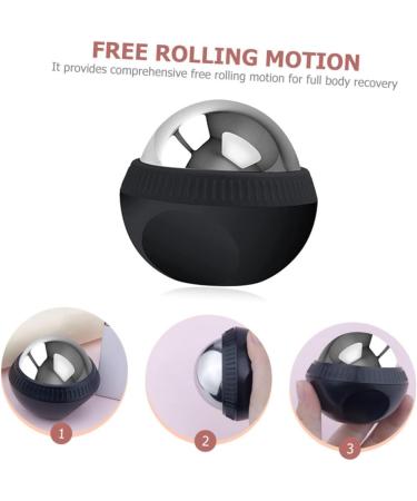 Frcolor Stainless Steel Massage Ball - Portable Manual Massager for Relaxation & Pain Relief | Foot & Face Roller - Buy Online on GoSupps.com