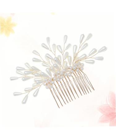 DOITOOL Bridal Hair Clip Bridesmaid Hair Accessories Hair Side Comb Clip Hair Combs for Women Clip Wedding Hair Comb Crystal Hair Comb Hair Jewels for Women Tiara Miss Hairpin Pearl - Buy Online on GoSupps.com