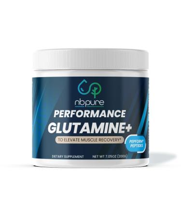 nbpure Performance Glutamine+: PepForm Glutamine Peptides Non-GMO Muscle Recovery & Gut Health Leaky Gut Immune Support