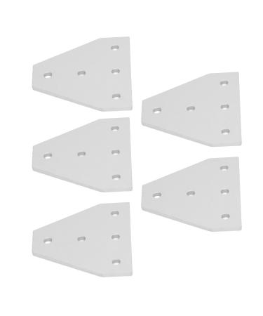 Reinforced connecting plate 5-piece connecting plate connecting plate 5 holes aluminum robust reinforced connection plate for brackets and 4040t