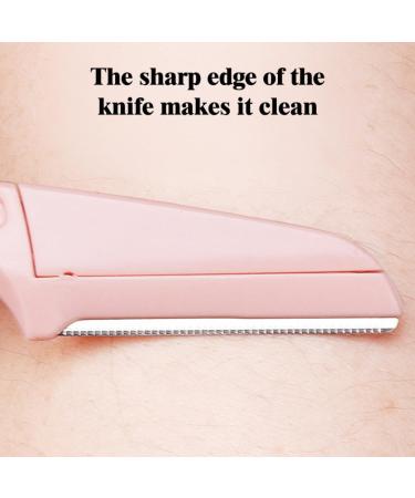 Eyebrow Razor for Women | Foldable Facial Shaver & Trimming Scissors | 3-Piece Dermaplaning Tool Set - Buy Online on GoSupps.com
