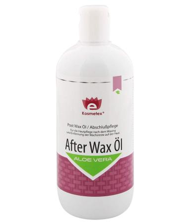 Kosmetex Aloe Vera After Wax Oil - Soothing & Nourishing Removes Wax Residue - 500ml - International Shipping Available - Buy Online on GoSupps.com