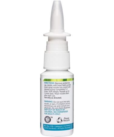 NutriBiotic Nasal Spray Plus - Grapefruit Seed Extract, 1 fl oz (29.5 ml) | Immune Support & Nasal Relief - Buy Online on GoSupps.com
