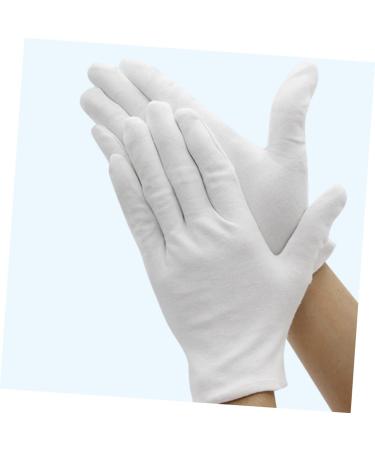 POPETPOP 12 Pair Cosmetic Moisturizing Industrial Kitchen Cleaning Spa Laboratory Hand White Medical Coin Work - Buy Online on GoSupps.com