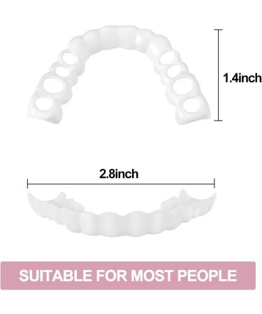 2 PCS Dental Veneers for Temporary Tooth Repair - Bright White-L3 | Protect Your Teeth & Regain Confident Smile - Men & Women - Buy Online on GoSupps.com