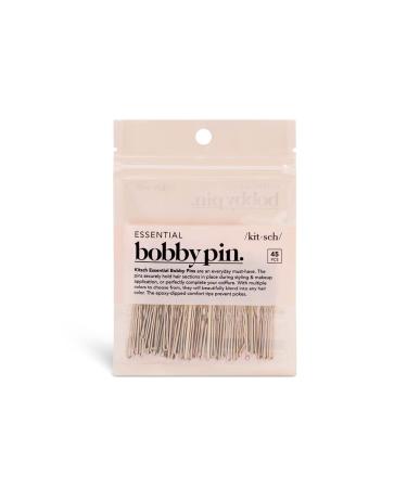 Kitsch Pro Essential Blonde Bobby Pins - 45 Count for All-Day Hold - Buy Online on GoSupps.com