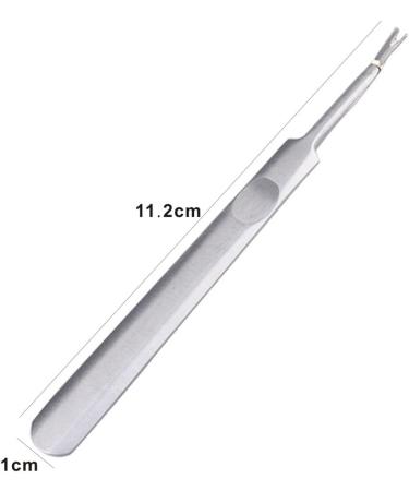 10Pcs Steel Nail Fork Quality Dead Skin Fork Nipper Pusher Trimmer Callus Cuticle Remover Manicure Pedicure Nail Art Tool - Buy Online on GoSupps.com
