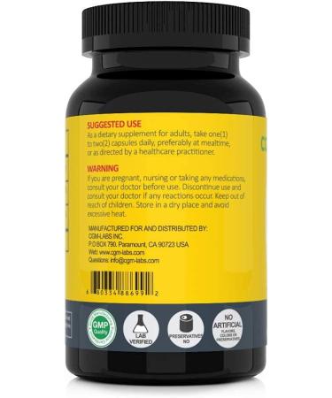 Non Acidic Vitamin C Dietary Supplement 1500mg with Calcium. Gentle on Stomach Immune/Bone Support- 100 Caps by CGM Labs 100 Count (Pack of 1) - Buy Online on GoSupps.com
