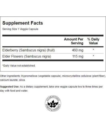 Swanson Elderberry Immune Health - 120 Vegan Capsules for Enhanced Immunity - Buy Online on GoSupps.com
