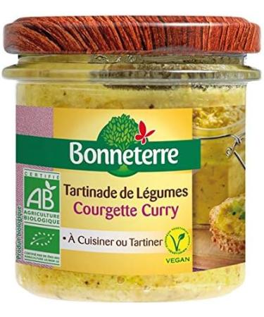 BONNETERRE Vegetable spread zucchini curry 135G Organic - - Buy Online on GoSupps.com