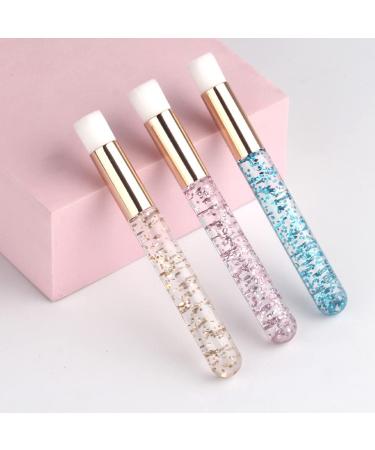 10 Pcs Glitter Eyelash Extension Brushes - Lash Shampoo Cleanser & Nose Cleaning Wash Brush for Eye Bath | International Shipping - Buy Online on GoSupps.com
