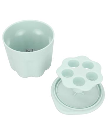 Zetiling Makeup Brush Cleaner Box Drying Rack Cleaner Bowl Kit Silicone Brushes Cleaning Set with Drying Holder for Widely Use (Green)