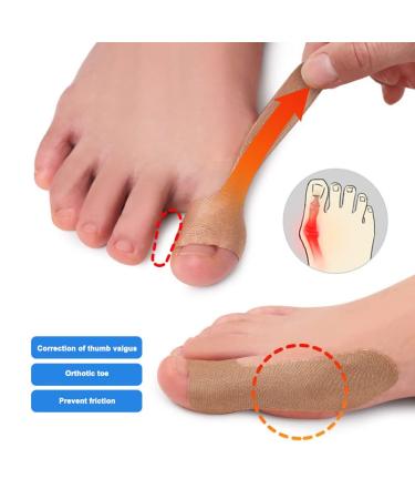 Thumb Support Brace Tape - 20 PCS Big Toe Strap Thumb Guard & Pain Relief for Tendonitis & Hallux Valgus - Buy Online on GoSupps.com