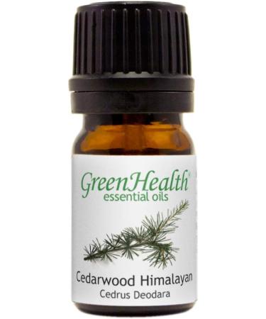 Cedarwood Himalayan Essential Oil - 1/6 fl oz (5 ml) - 100% Pure Essential Oil - GreenHealth - Buy Online on GoSupps.com