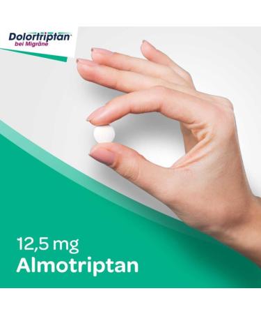 Dolortriptan - Migraine Relief with Almotriptan International Shipping 2 Tablets - Buy Online on GoSupps.com