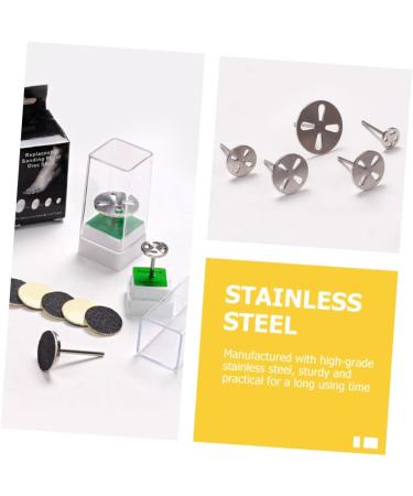 FRCOLOR 4pcs Foot Bearings Wisking Tool Electric Nail Tool Electric Foot Bearing Electric Grinders Sandpaper Bearing Flower Clips Pedicure Stainless Steel Mandrel - Buy Online on GoSupps.com