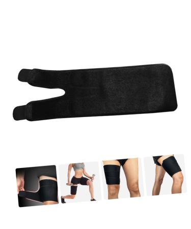 KALLORY Hamstring Sleeve Bands - Hip Pain Belt & Stabilizer | Compression Sleeve for Men & Women | Thigh Protectors & Leg Guards - 81X20X0.5CM Black - Buy Online on GoSupps.com