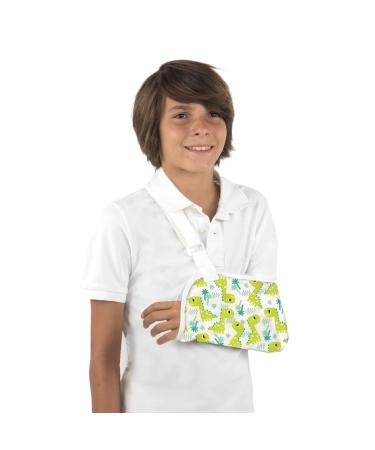 Mobiclinic arm loop children size M 100% cotton European brand shoulder loop children adjustable belt immobilizing shoulder loop forearm 29 cm latex -free dinosaurs