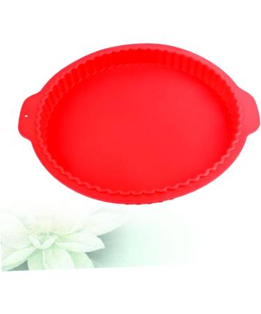 Zerodeko 1pc Muffin Top Pans for Baking Reusable Silicone Baking Cups Cookie Molds Candy Molds Non Stick Silicone Mold Fondant Mold Hand Mold Circle Cookie Cutters Gummy Mold Cake Chocolate 31 X28.5CM Red - Buy Online on GoSupps.com