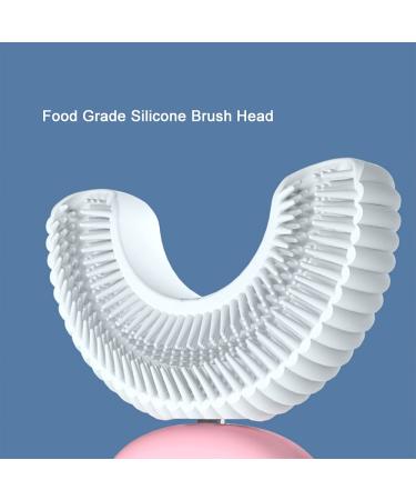 Kids U-Shaped Silicone Toothbrush for Ages 2-7 (Blue) - Food Grade Bristles | Manual Toothbrush - Buy Online on GoSupps.com