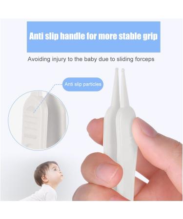 WeddHuis 5 Pack Baby Nose Tweezers | Safe & Gentle Nose Cleaning Tweezers for Infants - Buy Online on GoSupps.com