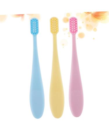 Mobestech Kids Travel Toothbrush Set - Soft Fur Manual Tongue Scraper for Whitening & Mouth Cleaning - Buy Online on GoSupps.com