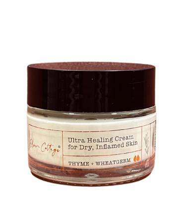 Ultra Healing Cream 40 grams Made Wheatgerm and Castor Cold Pressed Oils For Dry Cracked Skin Psoriasis and Eczema Patches and Flare Ups