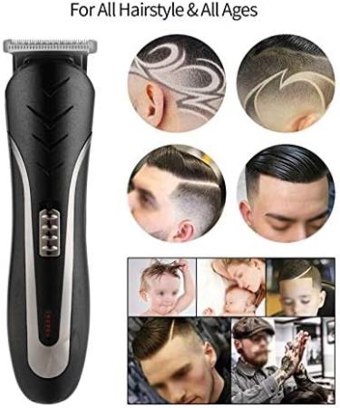 FLaig Electric Hair Clipper & Trimmer Set - Rechargeable Beard & Nose Hair Grooming Kit with Limit Comb & Scissors | Home Beauty Essentials - Buy Online on GoSupps.com