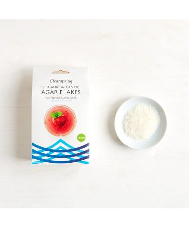 Clearspring Atlantic Agar Flakes 30g - Premium Quality Vegan Gelatin Alternative - Buy Online on GoSupps.com