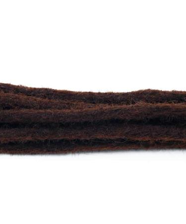 10x Dark Brown Dreadlocks Extensions - Afro Crochet Braids Synthetic Hair for Unisex | 50cm/20 - Best International Shipping Available - Buy Online on GoSupps.com