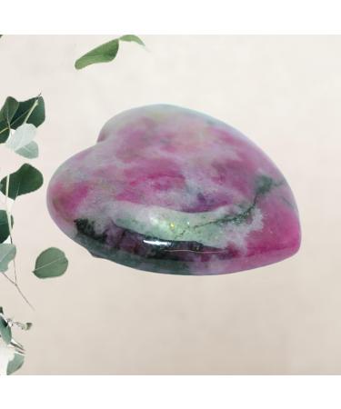 Steinfixx Rhodonite Gem Stone Heart | Healing & Chakra Stone | Massage Stone Gift for Loved Ones - International Shipping Available - Buy Online on GoSupps.com