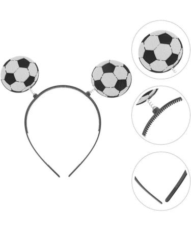 Beaupretty Football Headband Sports Headband Soccer Ball Head Bopper Football Hairband Cheer up Headband for Boys and Girls White 1 - Buy Online on GoSupps.com